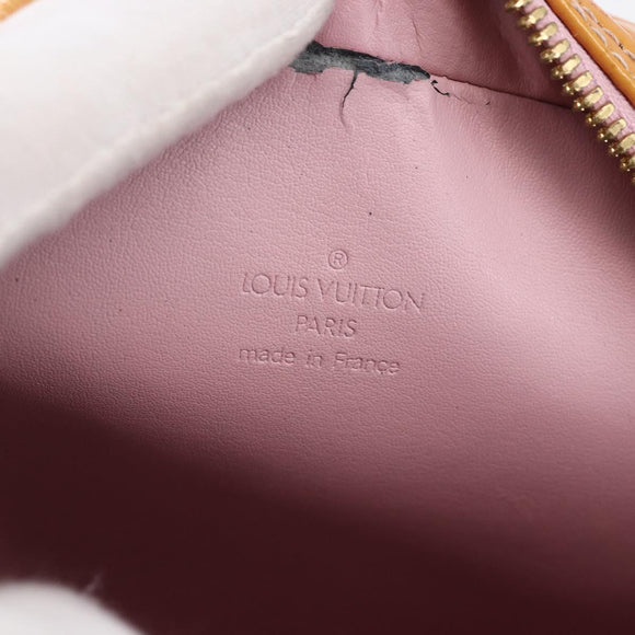 LOUIS VUITTON Monogram Vernis Wooster Bag Marshmallow Pink M91037 LV Auth gh1255