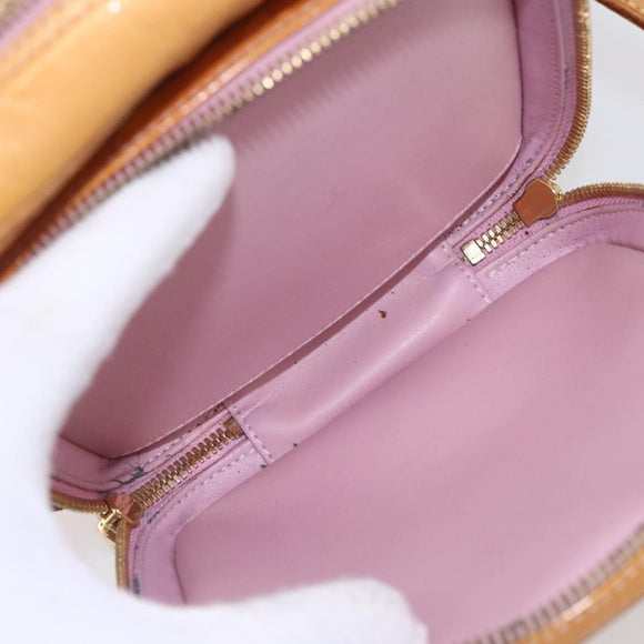 LOUIS VUITTON Monogram Vernis Wooster Bag Marshmallow Pink M91037 LV Auth gh1255