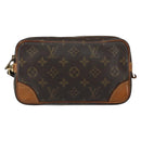 LOUIS VUITTON Monogram Marly Dragonne PM Clutch Bag M51827 LV Auth gh1256-13