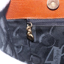 Salvatore Ferragamo Embossing Vala Tote Bag Leather Brown Gold Auth gh1259-16