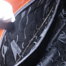 Salvatore Ferragamo Embossing Vala Tote Bag Leather Brown Gold Auth gh1259-20