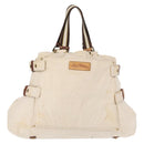 LOUIS VUITTON Cruise Line Globe Shopper GM Bag Canvas Beige M95110 Auth gh1261-2