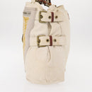 LOUIS VUITTON Cruise Line Globe Shopper GM Bag Canvas Beige M95110 Auth gh1261-4