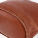 Coach Shoulder Bag Leather Brown Gold Auth gh1263-10