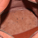 Coach Shoulder Bag Leather Brown Gold Auth gh1263-17