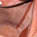 Coach Shoulder Bag Leather Brown Gold Auth gh1263-18