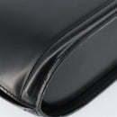 BALLY Hand Bag Leather Black Gold Auth gh1264-15