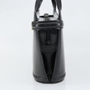 BALLY Hand Bag Leather Black Gold Auth gh1264-4