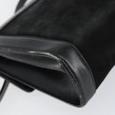 Salvatore Ferragamo Gancini Shoulder Bag Leather Black Gold Auth gh1266-14