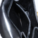 Salvatore Ferragamo Gancini Shoulder Bag Leather Black Gold Auth gh1266-24