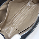 Christian Dior Trotter Canvas Clutch Bag Navy Silver Auth gh1267-14