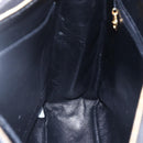 CHANEL COCO Mark Shoulder Bag Canvas Black Gold CC Auth gh1268-19