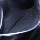 CHANEL COCO Mark Shoulder Bag Canvas Black Gold CC Auth gh1268-20