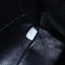 CHANEL COCO Mark Shoulder Bag Canvas Black Gold CC Auth gh1268-22