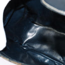 CELINE C Sulky Shoulder Bag Canvas Navy Gold Auth gh127-21