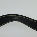 CELINE C Sulky Shoulder Bag Canvas Navy Gold Auth gh127-9