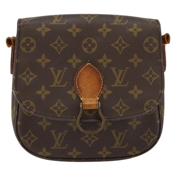 LOUIS VUITTON Monogram Saint Cloud MM Shoulder Bag M51243 LV Auth gh1274