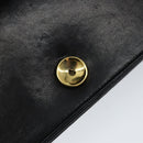 CHANEL Matelasse Chain Shoulder Bag Lamb Skin Black Gold CC Auth gh1276-16