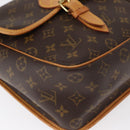 LOUIS VUITTON Monogram Gibeciere GM Shoulder Bag M42246 LV Auth gh1280-15