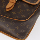 LOUIS VUITTON Monogram Gibeciere GM Shoulder Bag M42246 LV Auth gh1280-16