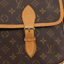 LOUIS VUITTON Monogram Gibeciere GM Shoulder Bag M42246 LV Auth gh1280-18
