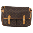 LOUIS VUITTON Monogram Gibeciere GM Shoulder Bag M42246 LV Auth gh1280-13