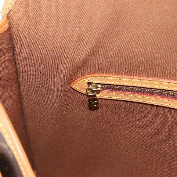 LOUIS VUITTON Monogram Gibeciere GM Shoulder Bag M42246 LV Auth gh1280