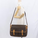 LOUIS VUITTON Monogram Gibeciere GM Shoulder Bag M42246 LV Auth gh1280-27