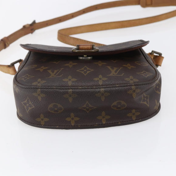 LOUIS VUITTON Monogram Saint Cloud MM Shoulder Bag M51243 LV Auth gh1281