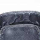 CHANEL COCO Mark Vanity Pouch Caviar Skin Black Gold CC Auth gh1283-21