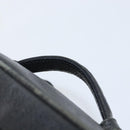 CHANEL COCO Mark Vanity Pouch Caviar Skin Black Gold CC Auth gh1283-8