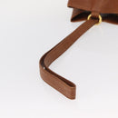 CHANEL Matelasse Big Coco Shoulder Bag Caviar Skin Brown Gold CC Auth gh1285-7