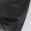 GUCCI Bamboo Hand Bag Leather Gold Black 001 2123 1577 Auth gh1288-12