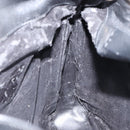 GUCCI Bamboo Hand Bag Leather Gold Black 001 2123 1577 Auth gh1288-17