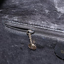 GUCCI Bamboo Hand Bag Leather Gold Black 001 2123 1577 Auth gh1288-18