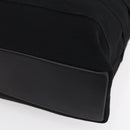 Salvatore Ferragamo Chain Tote Bag Canvas Black Gold Auth gh1290-10