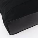 Salvatore Ferragamo Chain Tote Bag Canvas Black Gold Auth gh1290-11