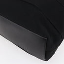 Salvatore Ferragamo Chain Tote Bag Canvas Black Gold Auth gh1290-12