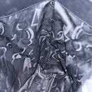 Salvatore Ferragamo Chain Tote Bag Canvas Black Gold Auth gh1290-17