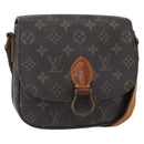 LOUIS VUITTON Monogram Saint Cloud MM Shoulder Bag M51243 LV Auth gh1291-1