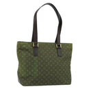 LOUIS VUITTON Monogram Mini Cabas Piano Tote Bag SPO TST Khaki LV Auth gh1292-1