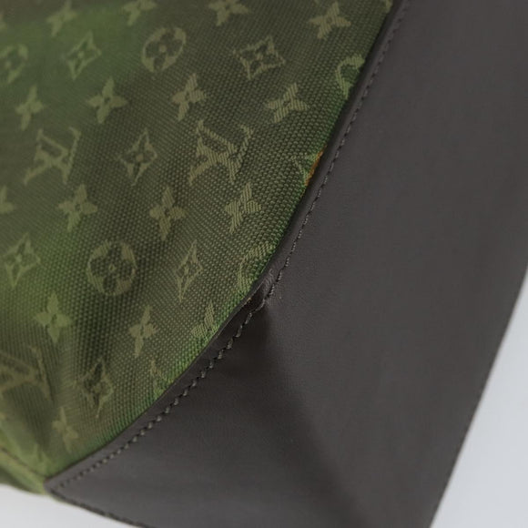 LOUIS VUITTON Monogram Mini Cabas Piano Tote Bag SPO TST Khaki LV Auth gh1292