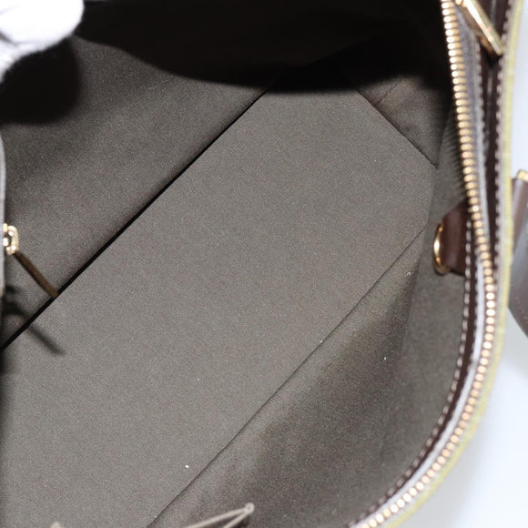 LOUIS VUITTON Monogram Mini Cabas Piano Tote Bag SPO TST Khaki LV Auth gh1292