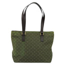 LOUIS VUITTON Monogram Mini Cabas Piano Tote Bag SPO TST Khaki LV Auth gh1292-2