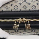 LOUIS VUITTON Monogram Mini Josephine GM Hand Bag Blue M92211 LV Auth gh1293-10