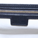 LOUIS VUITTON Monogram Mini Josephine GM Hand Bag Blue M92211 LV Auth gh1293-17