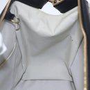 LOUIS VUITTON Monogram Mini Josephine GM Hand Bag Blue M92211 LV Auth gh1293-20