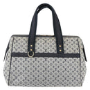 LOUIS VUITTON Monogram Mini Josephine GM Hand Bag Blue M92211 LV Auth gh1293-13