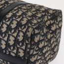 Christian Dior Trotter Canvas Hand Bag Navy Silver Auth gh1296-12