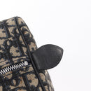 Christian Dior Trotter Canvas Hand Bag Navy Silver Auth gh1296-16
